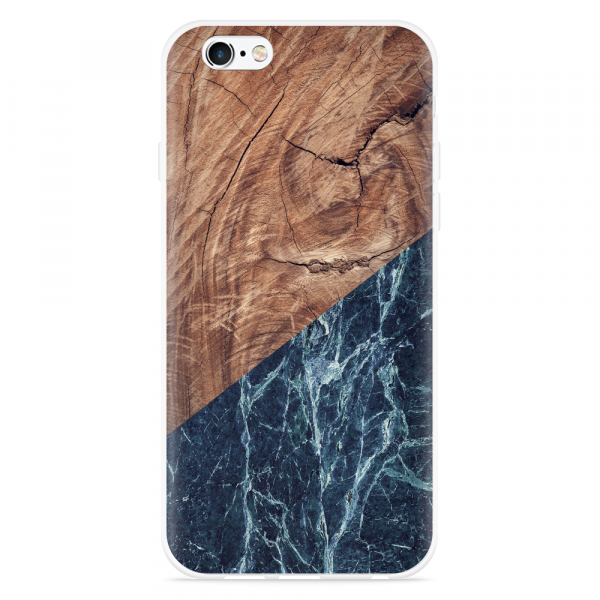 Just in Case iPhone 6/6S Hoesje Marble Wood