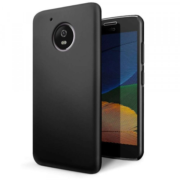 Just in Case Motorola Moto G5S Hard Back Case (Black)