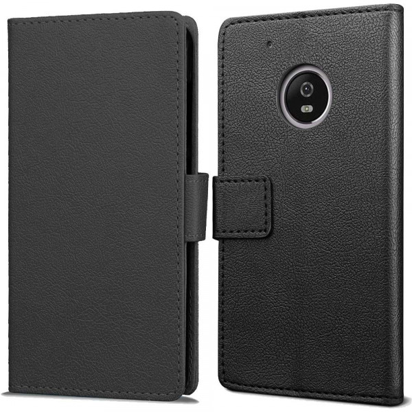 Just in Case Motorola Moto G5S Wallet Case (Black)