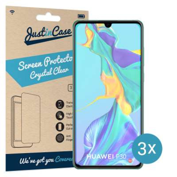 Just in Case Screen Protector Huawei P30 (3 pack)
