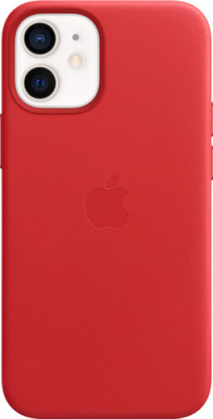 Leren hoesje met MagSafe voor iPhone 12 mini - (PRODUCT)RED