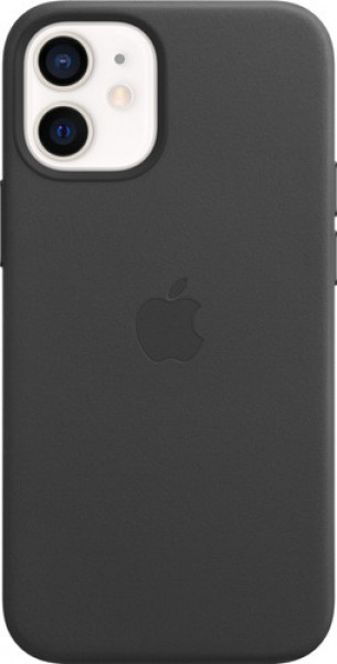 Leren hoesje met MagSafe voor iPhone 12 mini - Zwart