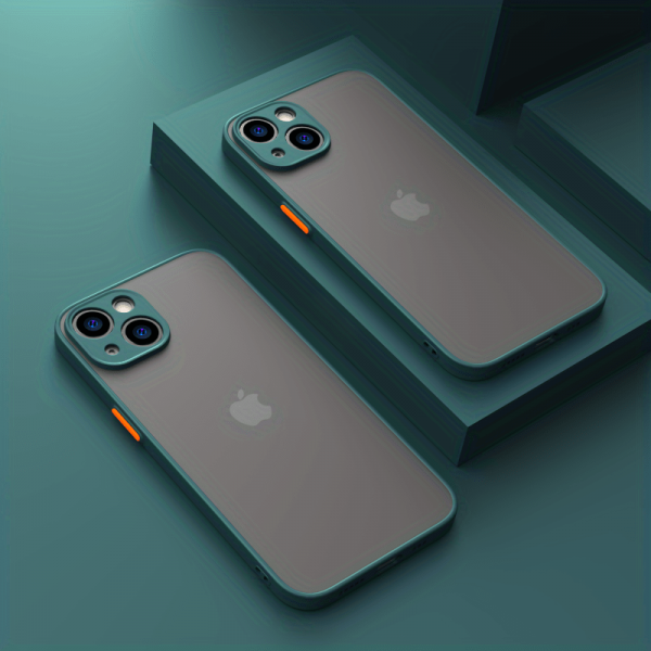 Luxe schokbestendig pantser mat hoesje voor iPhone 14 Pro