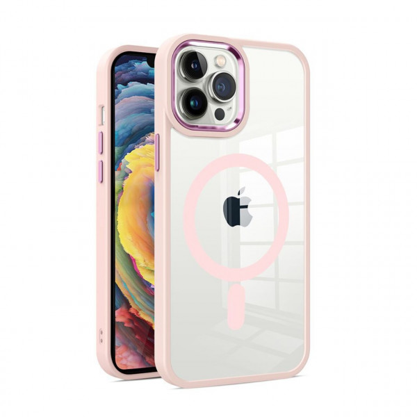 Magnetic Case with MagSafe For iPhone 13 / 14 Pink