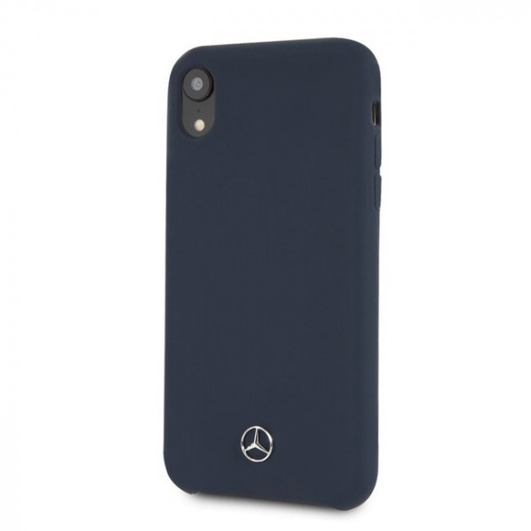 Mercedes-Benz Apple Navy Mercedes-Benz Back Cover for iPhone XR - Silicone