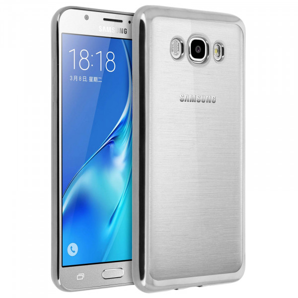 Mocca design Samsung Galaxy J5 (2016) TPU Clear Silver