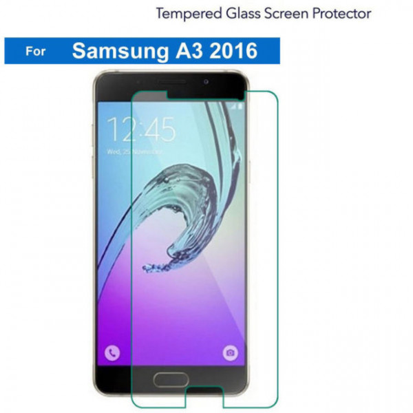 Mocca Samsung Galaxy A3 2016 Tempered Glass Transparent