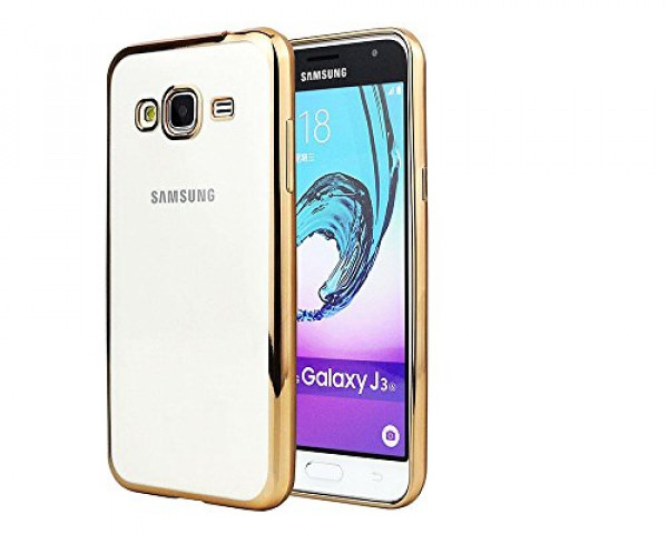 Mocca Samsung Galaxy J5 (2016) TPU Clear Gold