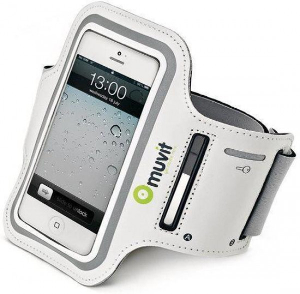 Muvit iPhone 5S(E) Arm Band White