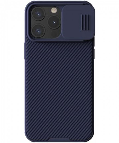 Nillkin CamShield Siliconen iPhone 14 Pro Hoesje Camera Slider Purple