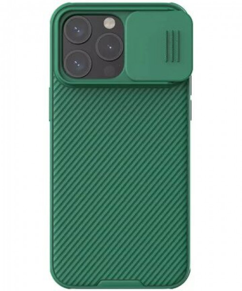 Nillkin CamShield Pro Case voor de Iphone 15 Pro- Groen