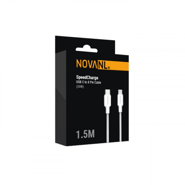 NOVANL SpeedCharge 1.5M USB C to 8 Pin