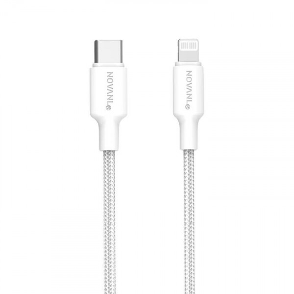 NOVANL SpeedCharge USB C to 8 Pin Cable 20W (1.5M) White