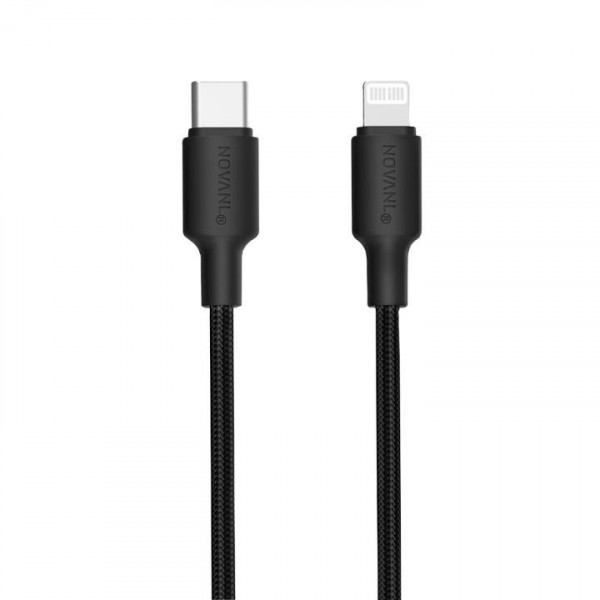 NOVANL SpeedCharge USB C to 8 Pin Cable 20W (2M) Black
