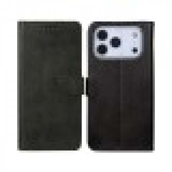 Rixus Bookcase For iPhone 17 Pro Black