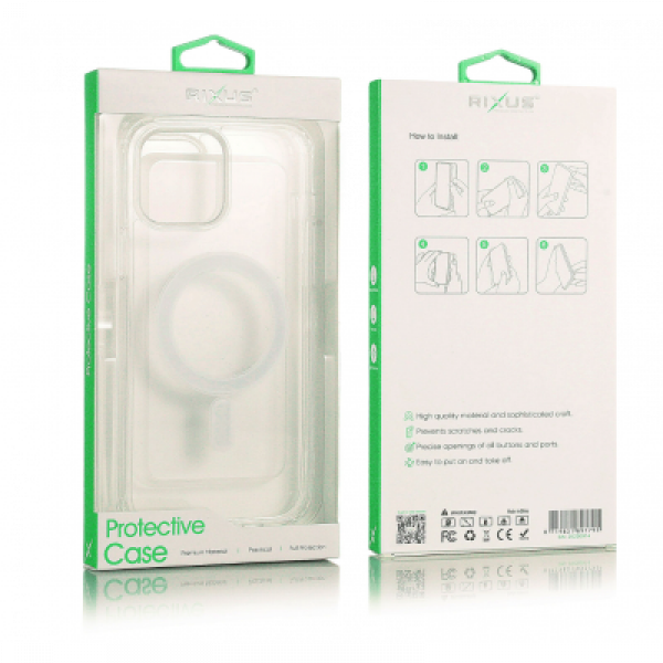 Rixus Crystal Clear Anti-shock TPU for iPhone 11