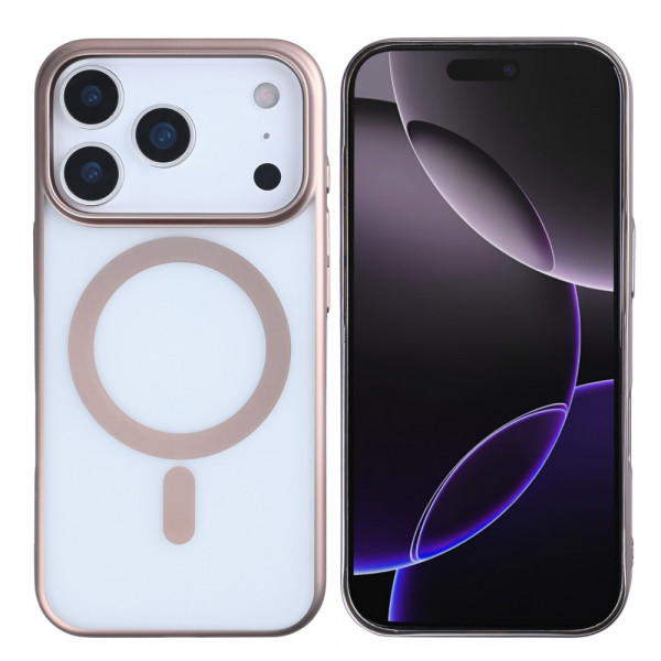 Rixus Instinct Mag Case For iPhone 17 Pro Desert Titanium