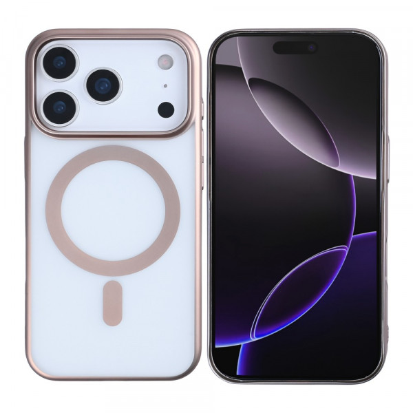 Rixus Instinct Mag Case For iPhone 17 Pro Max Desert Titanium
