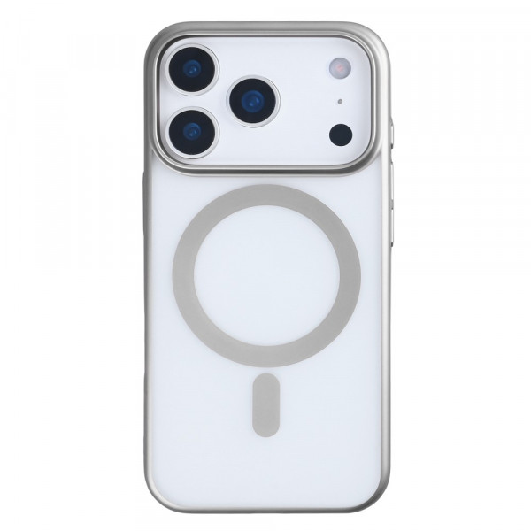 Rixus Instinct Mag Case For iPhone 17 Pro Max Titanium Grey