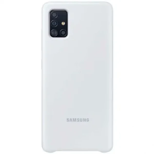 Samsung Galaxy A51 Silicone Cover (White) EF-PA515TW