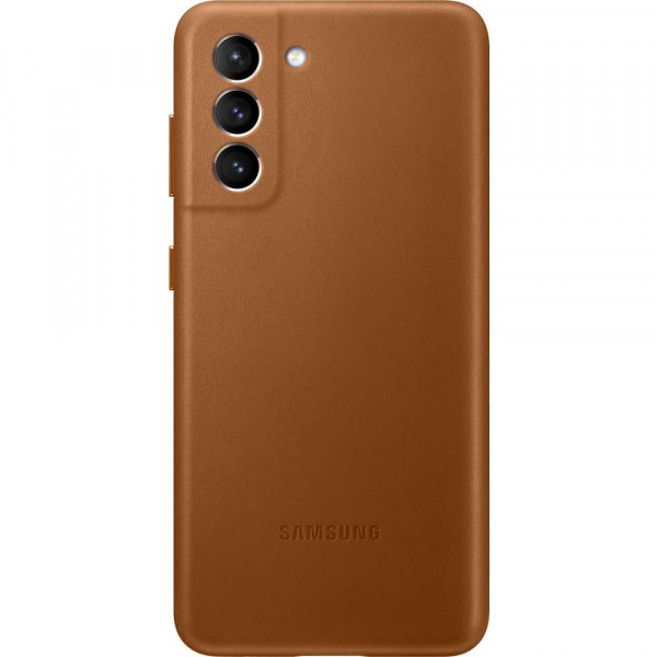 Samsung Galaxy S21 Leather Cover (Brown) - EF-VG991LA