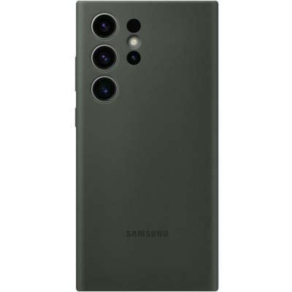 Samsung Galaxy S23 Ultra Silicone Cover (Olive Green) EF-PS918TGEGWW