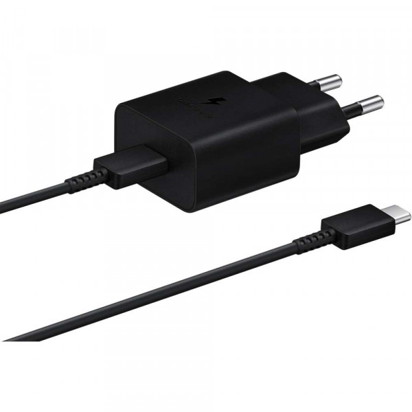 Samsung USB-C 15W Fast Charger With Cable (Black) - EP-T1510XB