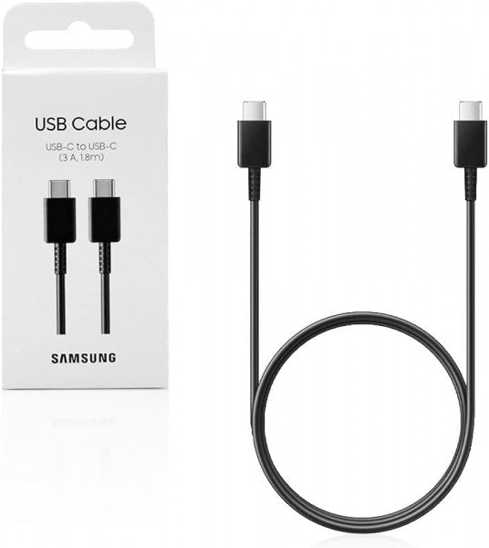 Samsung USB-C to USB-C Cable 3A 1.8M (black) - EP-DX310JBEGEU