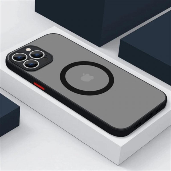 Schokbestendig Zwart hoesje met Magsafe voor iPhone 14 Pro Max