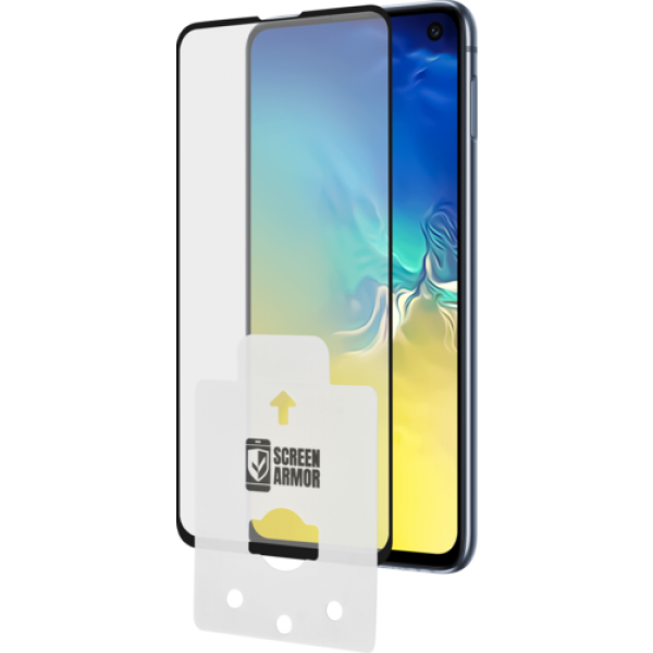 ScreenArmor Tempered Glass - zwart frame - voor Samsung S10e