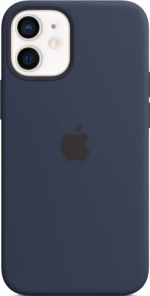 Siliconenhoesje met MagSafe voor iPhone 12 mini - Donkermarineblauw