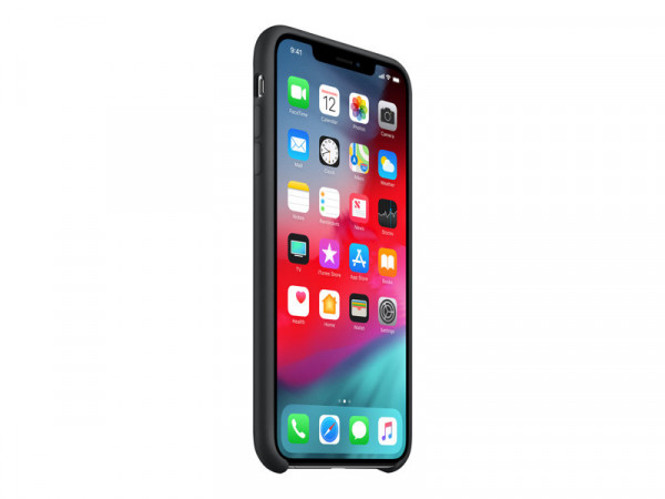 SILICONENHOESJE VOOR IPHONE XS MAX - ZWART