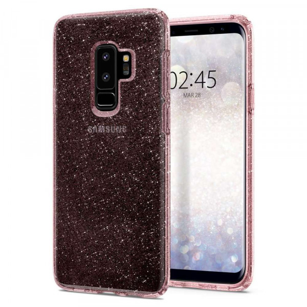 Spigen Liquid Crystal Glitter Case Samsung Galaxy S9 Plus (Rose Quartz)
