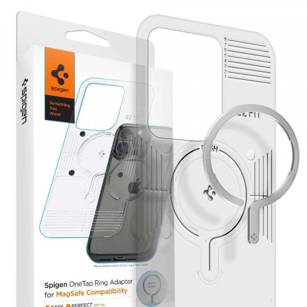 Spigen Onetap Magnetic MagSafe Ring Adapter (Magsafe compatible) (Silver) ACP03805