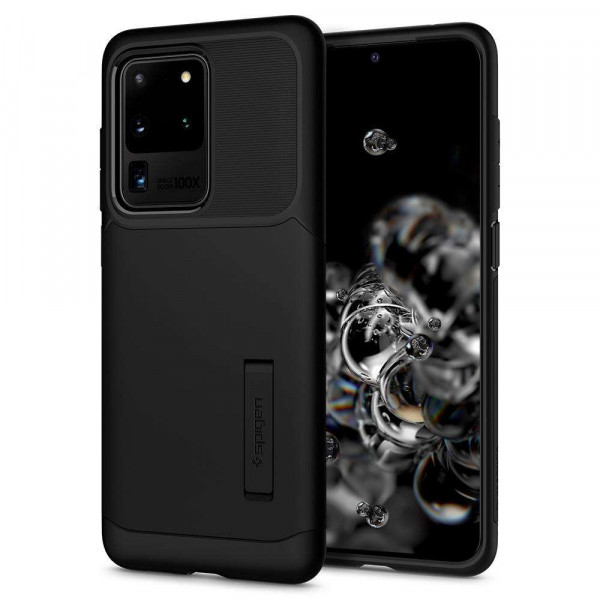 Spigen Slim Armor Samsung Galaxy S20 Ultra Case (Black) - ACS00636