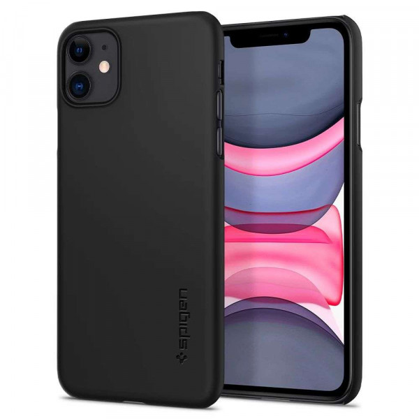 Spigen Thin Fit Apple iPhone 11 Case (Black) - 076CS27178