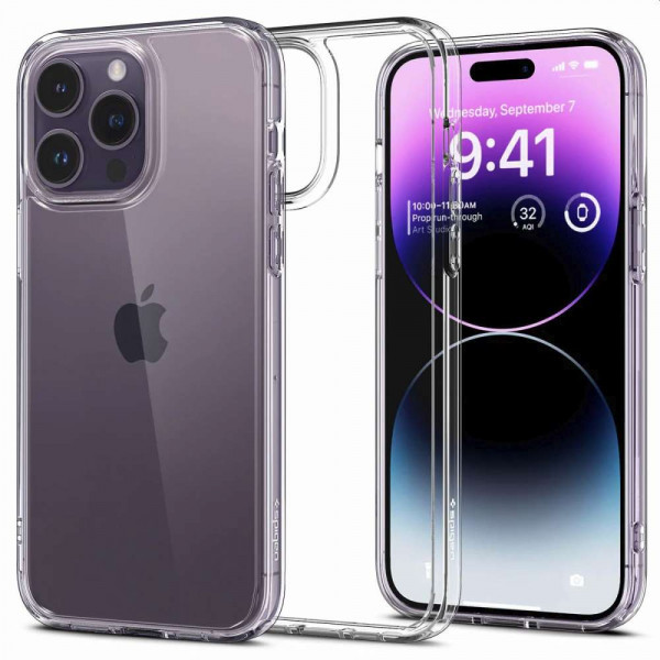 Spigen Ultra Hybrid Case Apple iPhone 14 Pro (Crystal Clear) ACS04960