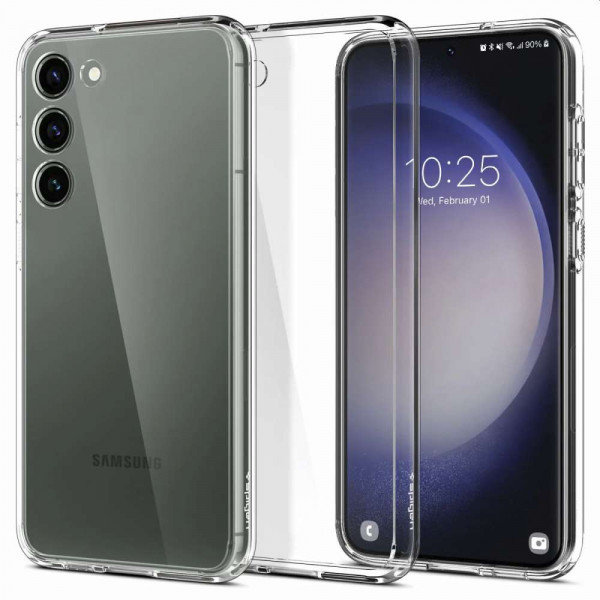 Spigen Ultra Hybrid Case Samsung Galaxy S23+ (Crystal Clear) ACS05668
