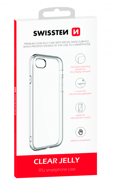 Swissten iPhone 15 Clear Jelly TPU Case - 32802909 - Transparant