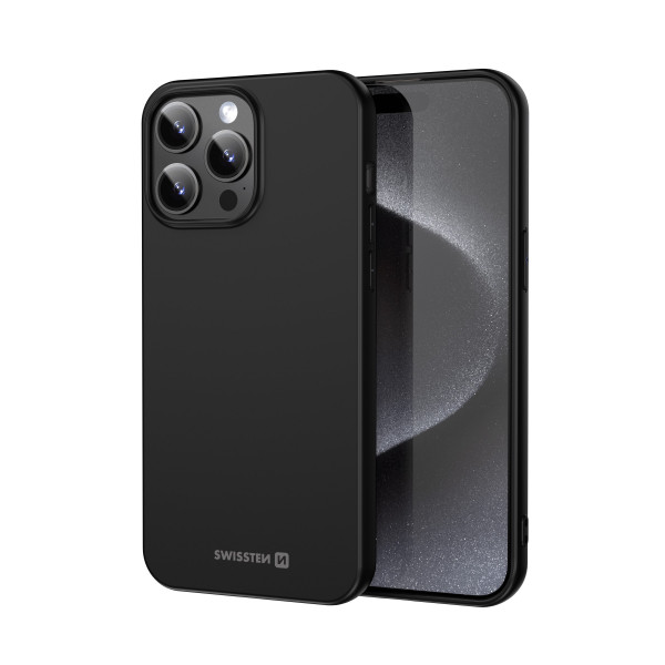 Swissten iPhone 16 Pro Soft Joy Case  Black