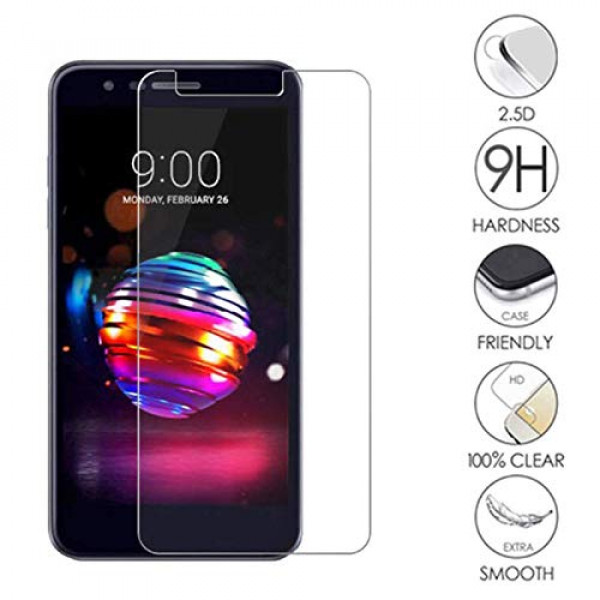 Tempered Glass Protector Thin Premium For LG K10 2017 Transparant