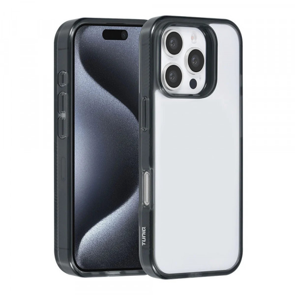 TUNIQ iPhone 16 Pro Back cover case - Silicone - Black