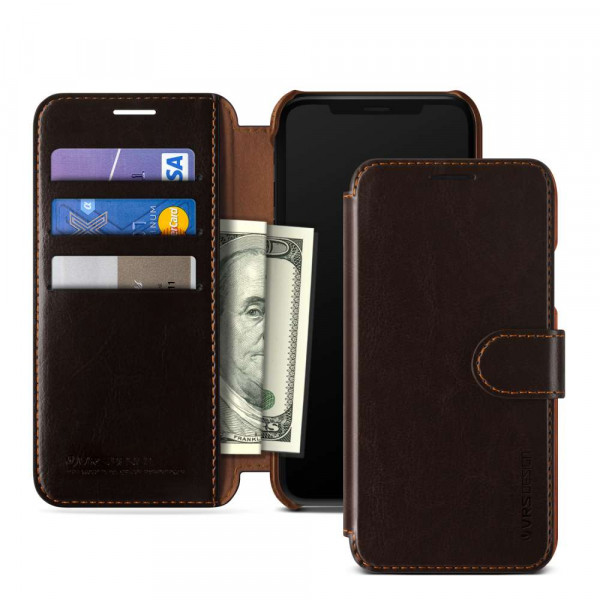VRS Design Layered Dandy Series Apple iPhone Xs Max (Dark Brown) - 905697
