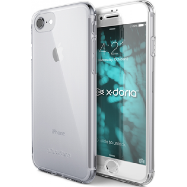 X-Doria Defense 360° voor en achterkant cover met Temp Glass - voor iPhone 7/8