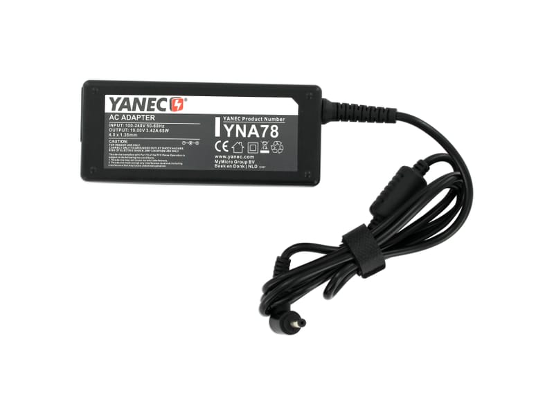 YANEC LAPTOP AC ADAPTER 65W VOOR ASUS