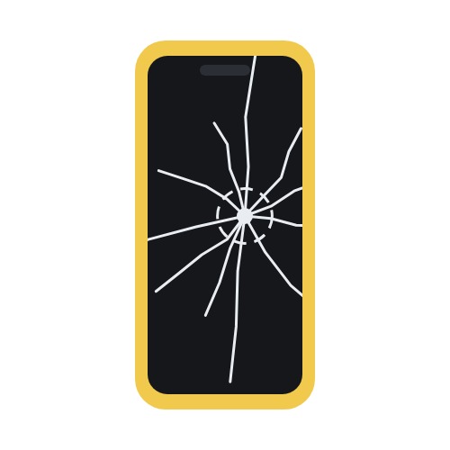 Scherm reparatie (Geel)