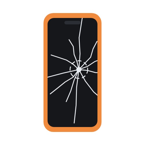 Scherm reparatie (Oranje)