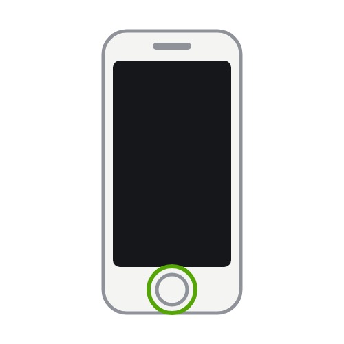 Home knop (Wit)