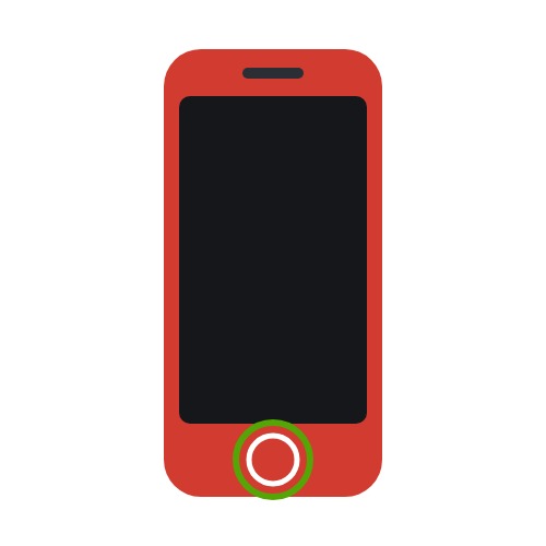 Home knop (Rood)