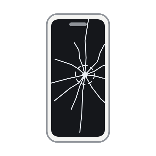 Scherm reparatie (Wit)